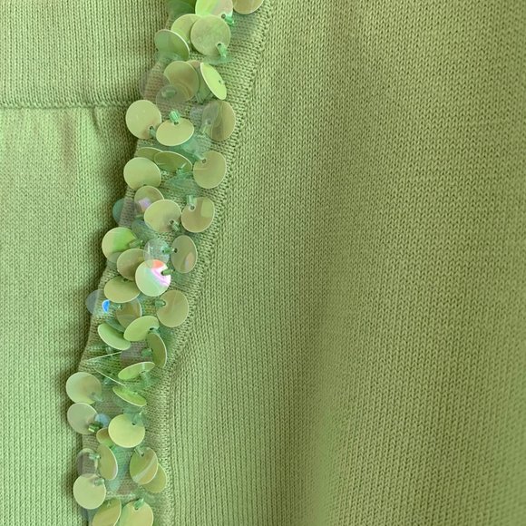 Linea by Louis Dell'Olio Green Sweater and Skirt knit set - Large and 1X - NWT - Picture 4 of 8